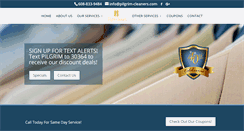 Desktop Screenshot of pilgrim-cleaners.biz